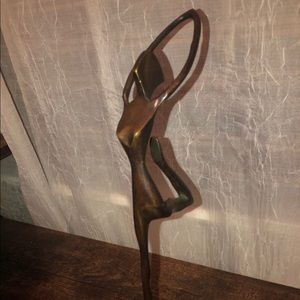 Vintage Art Deco Bronze Ballerina Figuerine